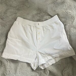 Anthropologie High Waist White Shorts